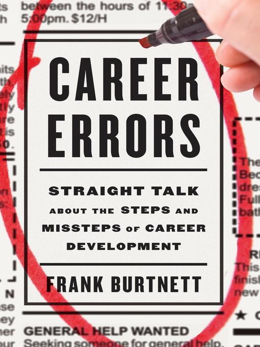 Title details for Career Errors by Frank Burtnett - Available